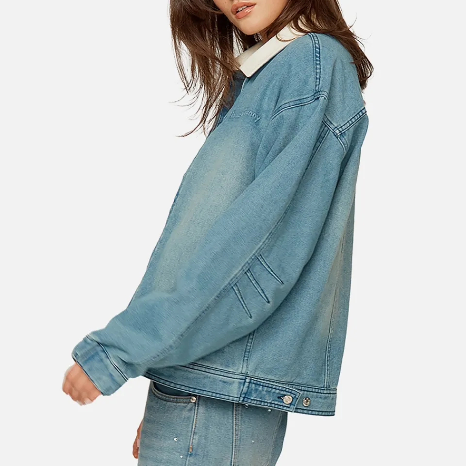 Jackets|Coats|Ganni House of Sunny Wu Denim Boxy Jacket - L