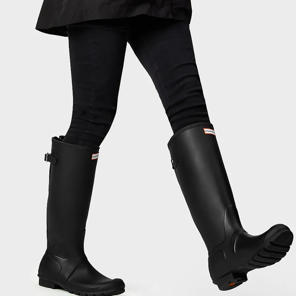Boots|Dr. Martens Hunter Women's Original Back Adjustable Wellies - Black - UK 7
