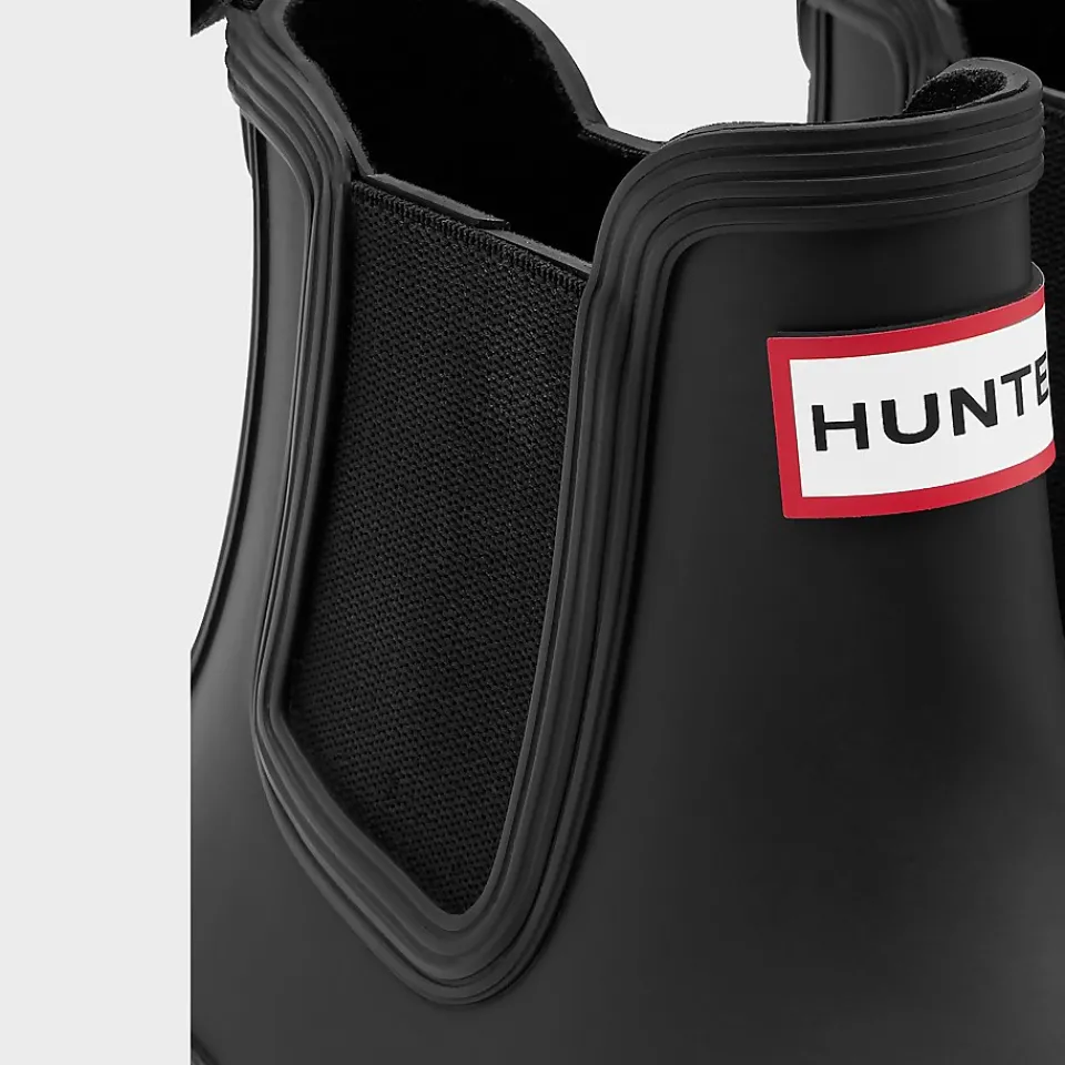 Boots|Hunter Women's Original Chelsea Boots - Black - UK 3