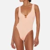Swimwear|Swimwear|Hunza G Celine Seersucker Swimsuit
