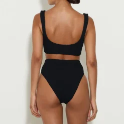 Swimwear|Swimwear|Hunza G Jamie Stretch-Seersucker Bikini