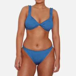 Swimwear|Swimwear|Hunza G Juno Seersucker Bikini
