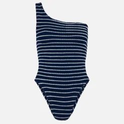 Swimwear|Swimwear|Dr. Martens Hunza G Nancy Stretch-Seersucker Swimsuit