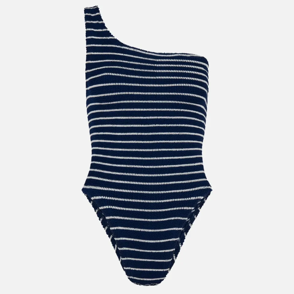 Swimwear|Swimwear|Dr. Martens Hunza G Nancy Stretch-Seersucker Swimsuit