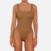 Swimwear|Swimwear|Hunza G Square Neck Stretch-Seersucker Swimsuit