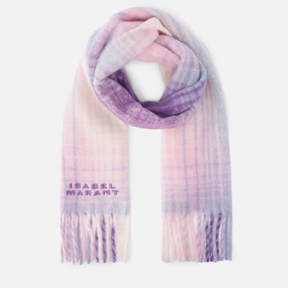 Scarves|UGG Isabel Marant Firny Wool-Blend Check Scarf