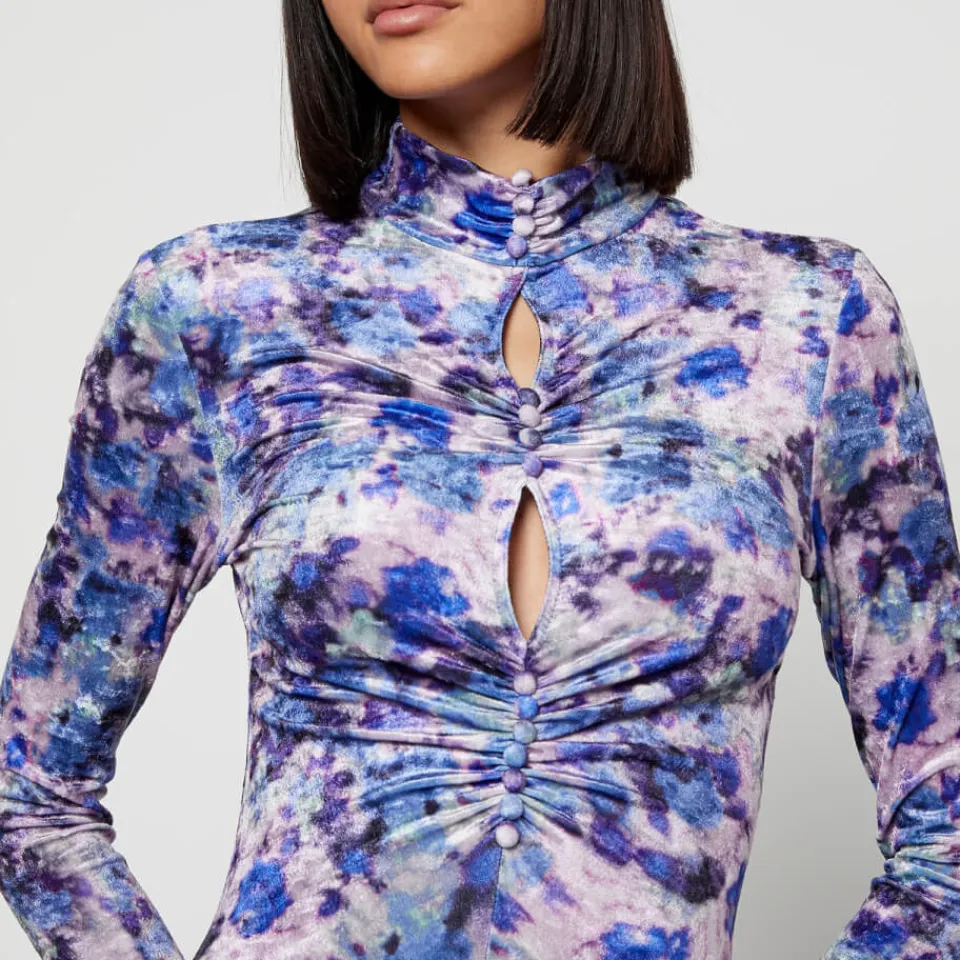Dresses|Dresses|Dr. Martens Isabel Marant Gram Crushed Velvet Mini Dress - FR 38/UK 10
