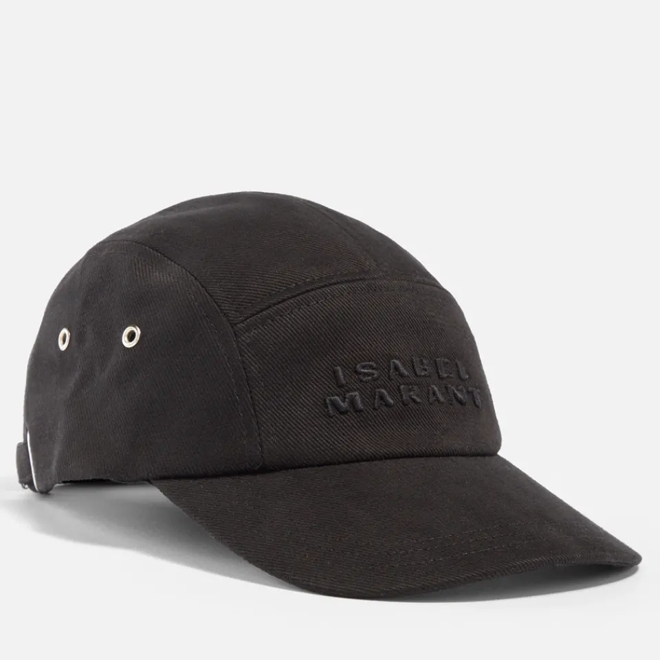 Hats|Isabel Marant Tedji Logo-Embroidered Cotton-Piqué Cap