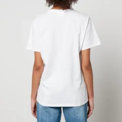 Loungewear|T-Shirts And Tops|Marant Etoile Isabel Marant Étoile Enna Galaxy Logo Cotton-Jersey T-Shirt - S