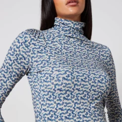 T-Shirts And Tops|Dr. Martens Isabel Marant Étoile Lou Strech-Jersey Roll Neck - FR 38/UK 10