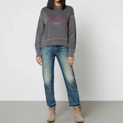 Loungewear|Sweatshirts|Dr. Martens Isabel Marant Étoile Mobyli Cotton-Blend Jersey Sweatshirt - FR 34/UK 6