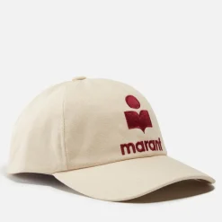 Hats|Isabel Marant Tyron Logo-Embroidered Cotton Baseball Cap