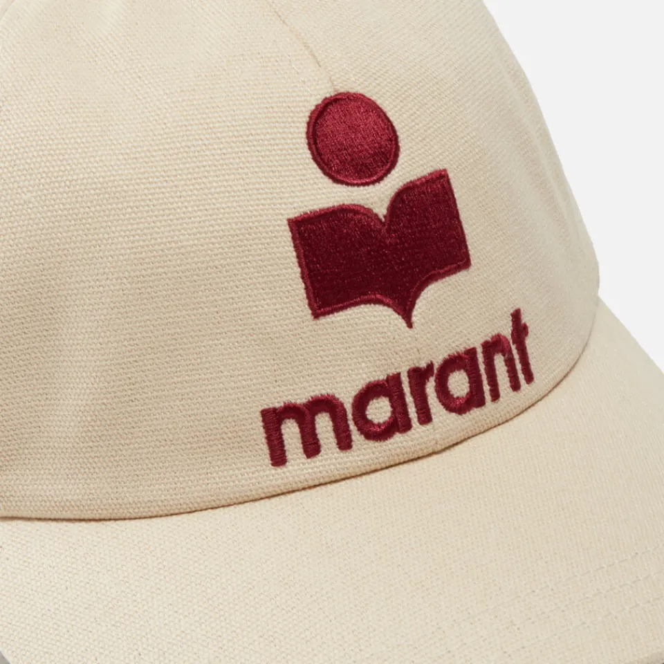 Hats|Isabel Marant Tyron Logo-Embroidered Cotton Baseball Cap