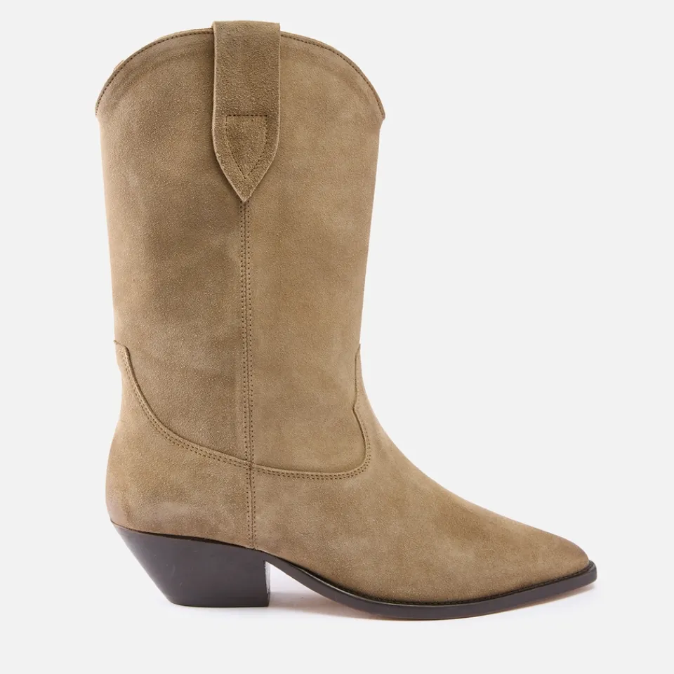 Boots|Isabel Marant Women's Duerto Suede Western Boots - UK 3