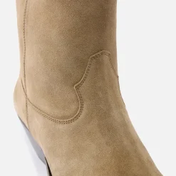 Boots|Isabel Marant Women's Duerto Suede Western Boots - UK 3