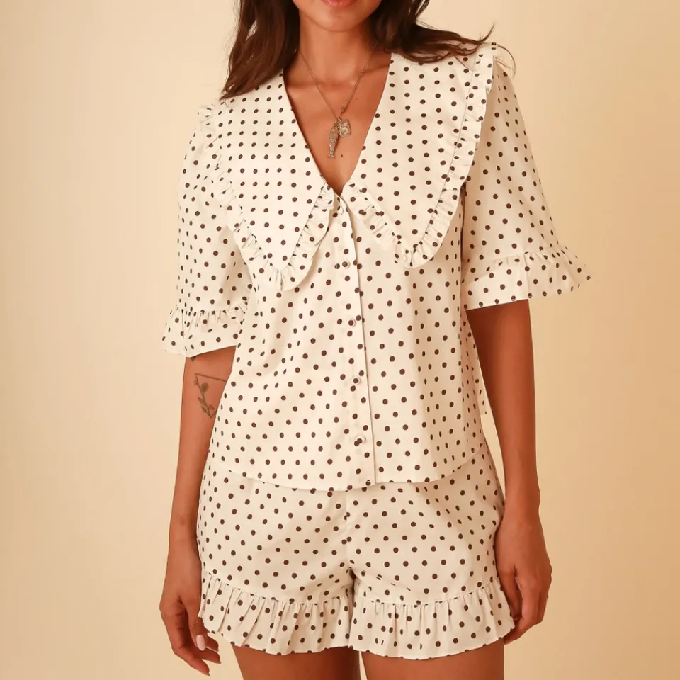 Loungewear|SUI AVA It's 9pm Luna Cotton-Voile Pyjama Set - 0/UK 8