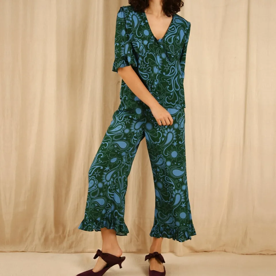 Loungewear|Dr. Martens it's 9pm Selene Paisley-Print Woven Pyjama Set - 12