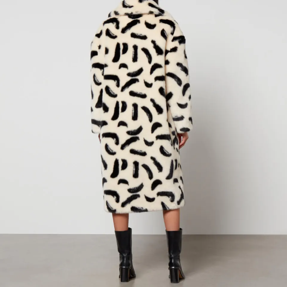 Jackets|Coats|Dr. Martens Jakke Katie Printed Faux Fur Coat - XS