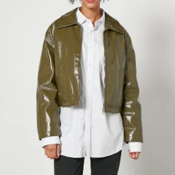 Jackets|Coats|Dr. Martens Jakke Naomi Cropped Padded Faux Leather Jacket - XS