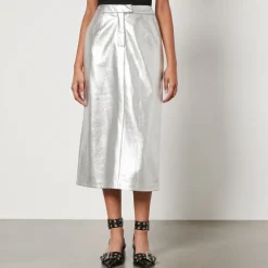 Skirts|Skirts|Dr. Martens Jakke Oakland Faux Leather Midi Skirt - XS