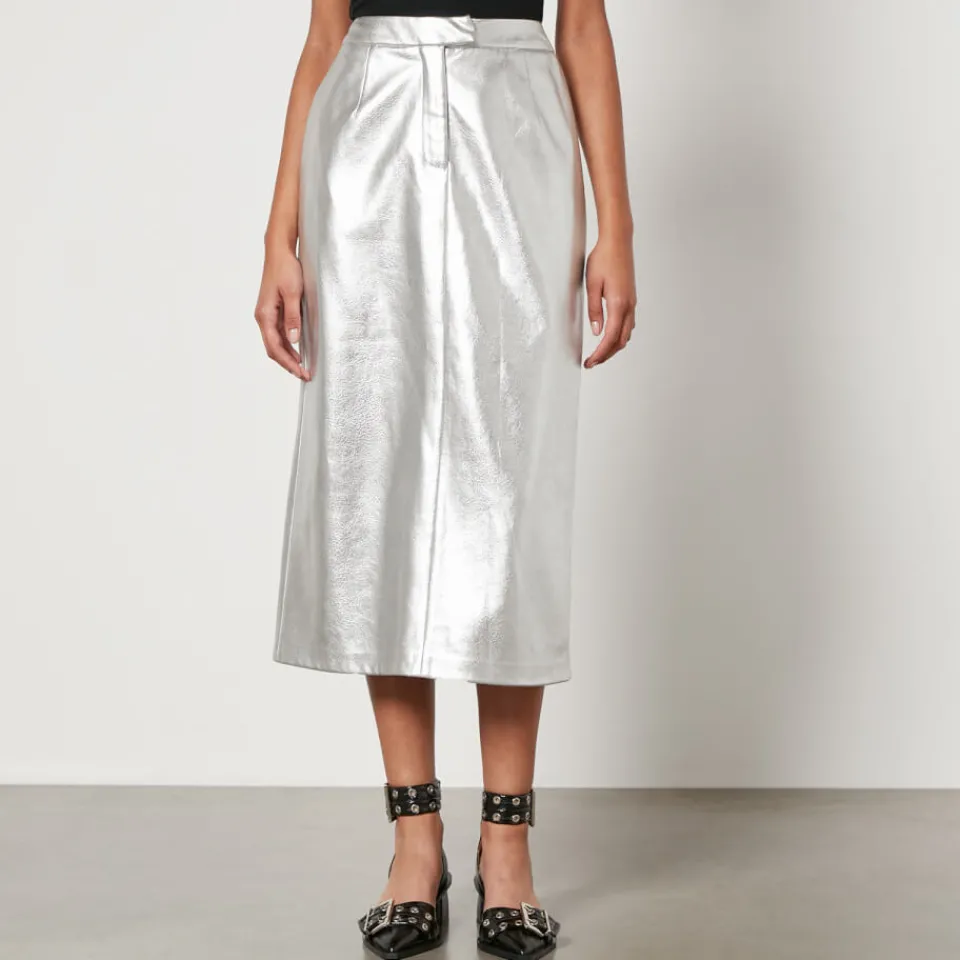 Skirts|Skirts|Dr. Martens Jakke Oakland Faux Leather Midi Skirt - XS