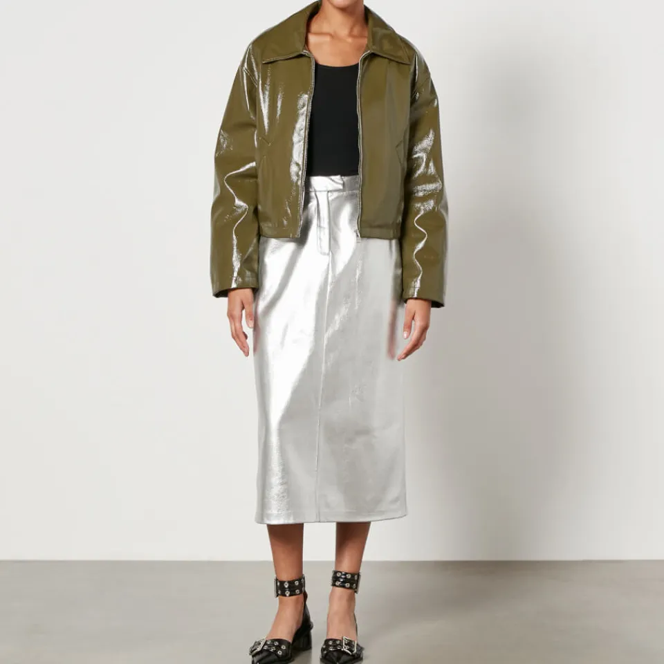 Skirts|Skirts|Dr. Martens Jakke Oakland Faux Leather Midi Skirt - XS