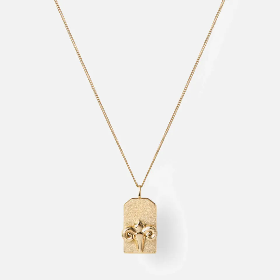 Jewellery|Jewellery|Dr. Martens Jenny Bird Gold-Plated Zodiac Aries Necklace