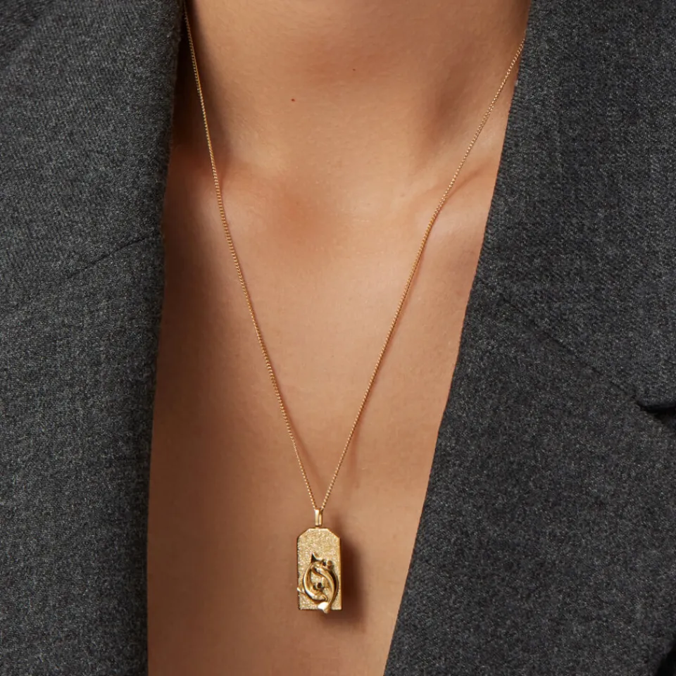 Jewellery|Jewellery|Dr. Martens Jenny Bird Gold-Plated Zodiac Pisces Necklace
