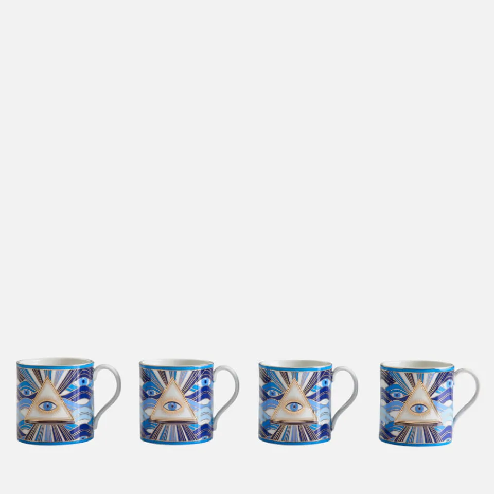 Dining|Dr. Martens Jonathan Adler Boxed Druggist Mugs - Set Of 4