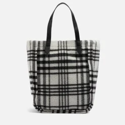 Bags|Holiday Bags|Dr. Martens JW Anderson Checked Fleece Tote Bag