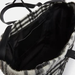Bags|Holiday Bags|Dr. Martens JW Anderson Checked Fleece Tote Bag