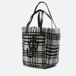 Bags|Holiday Bags|Dr. Martens JW Anderson Checked Fleece Tote Bag