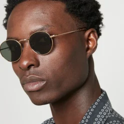 Sunglasses|Sunglasses|KAMO Icon Metal Round-Frame Sunglasses