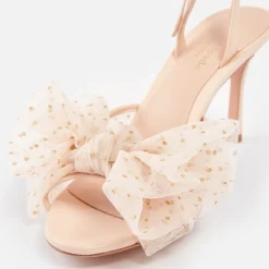 Heels|Sandals & Slides|Kate Spade New York Women's Bridal Sparkle Heeled Sandals - UK 4