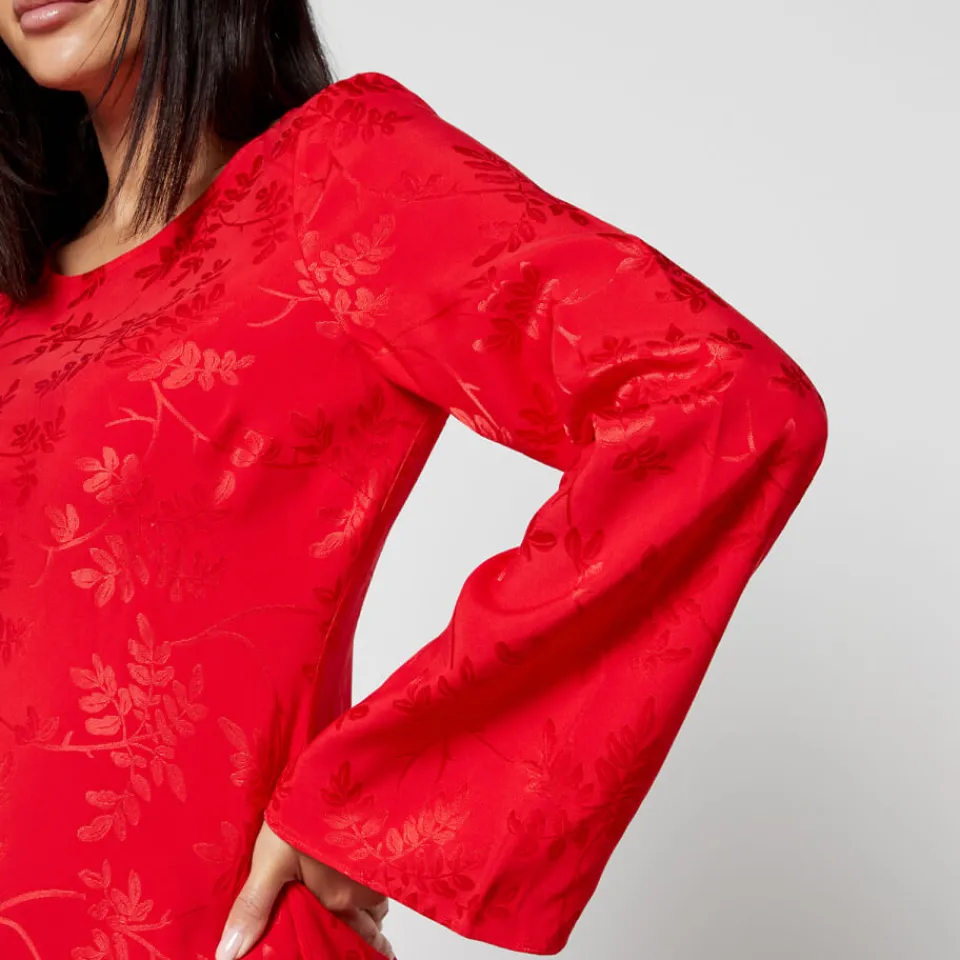 Dresses|Dresses|Cras Kitri Faye Floral-Jacquard Mini Dress - UK 10