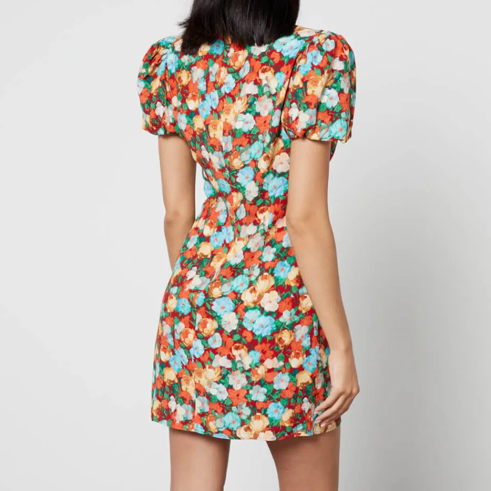 Dresses|Dresses|Kitri Philippa Floral-Print Crepe Mini Dress - UK 6