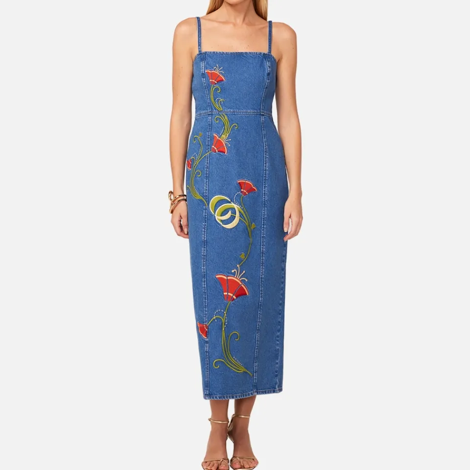 Dresses|Dresses|Dr. Martens Kitri Ursula Denim Midi Dress - UK 12