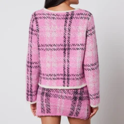 Knitwear|RAINS Kitri Winnie Boucle Knit Cardigan - M
