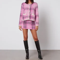 Knitwear|RAINS Kitri Winnie Boucle Knit Cardigan - M