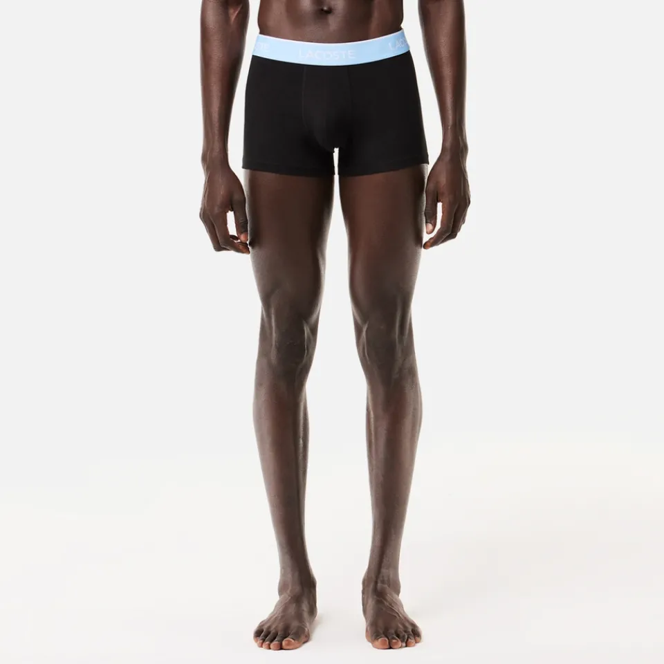 Underwear|Polo Ralph Lauren Lacoste 3 Pack Cotton-Blend Boxer Trunks - S