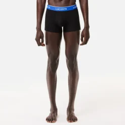 Underwear|Polo Ralph Lauren Lacoste 3 Pack Cotton-Blend Boxer Trunks - S