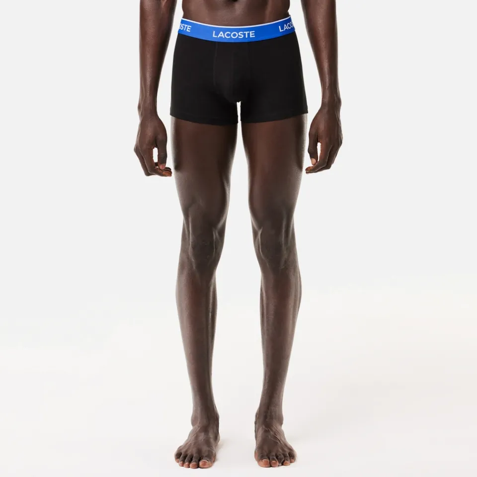 Underwear|Polo Ralph Lauren Lacoste 3 Pack Cotton-Blend Boxer Trunks - S
