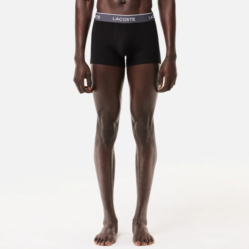Underwear|Polo Ralph Lauren Lacoste 3 Pack Cotton-Blend Boxer Trunks - S
