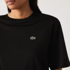 Loungewear|T-Shirts And Tops|Lacoste Crew Neck Premium Cotton T-Shirt - EU 40/UK 12
