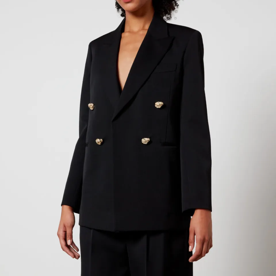 Jackets|Coats|Dr. Martens Lanvin Wool Double-Breasted Blazer - FR 38/UK 10