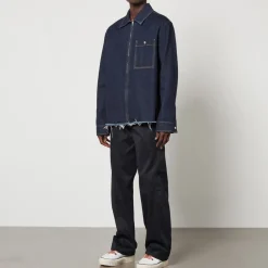 Shirts|Shirts|Dr. Martens Lanvin Zipped Cotton Denim Shirt - IT 50/L