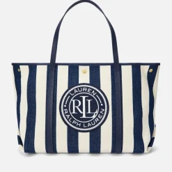 Holiday Bags|Bags|Dr. Martens Lauren Ralph Lauren Emerie Herringbone Cotton Twill Extra Large Tote Bag