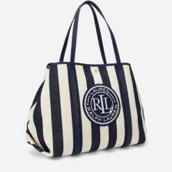 Holiday Bags|Bags|Dr. Martens Lauren Ralph Lauren Emerie Herringbone Cotton Twill Extra Large Tote Bag