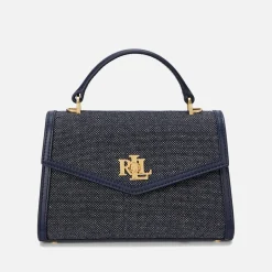 Bags|Dr. Martens Lauren Ralph Lauren Farrah Canvas/Leather Small Satchel