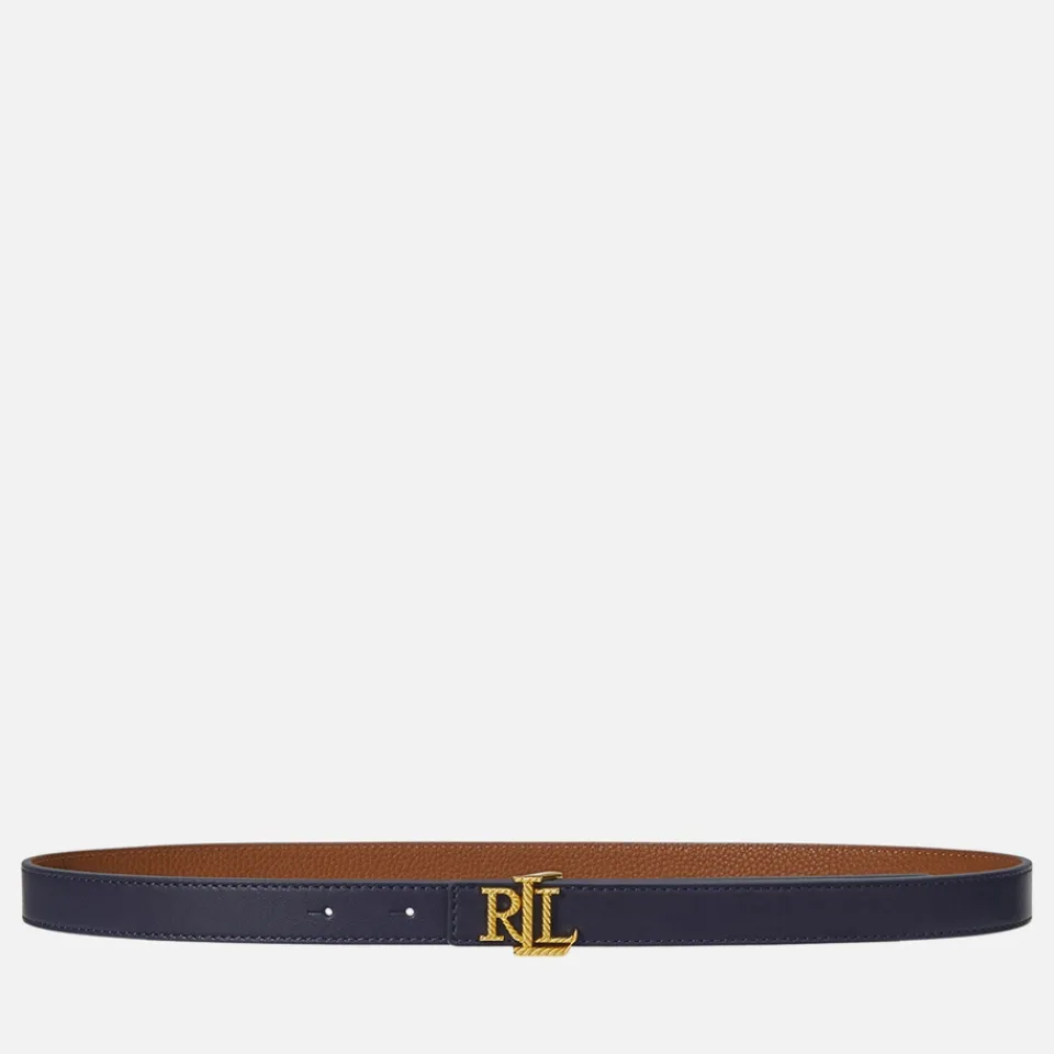 Belts|Lauren Ralph Lauren Leather Reversible 20 Skinny Belt - L